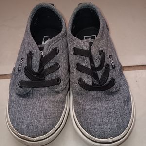 Grey toddlers size 7 vans